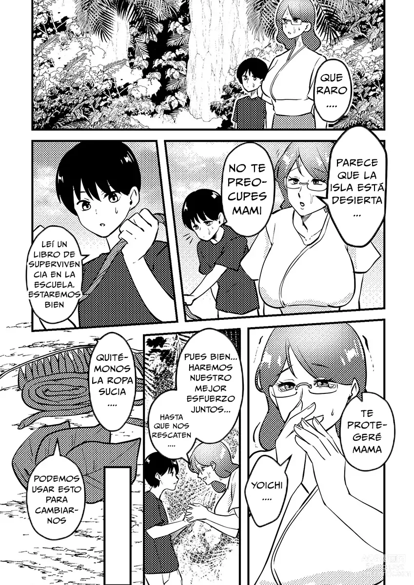 Page 4 of doujinshi Mama to Musuko ga Mujintou de Love Love Sex suru Hanashi