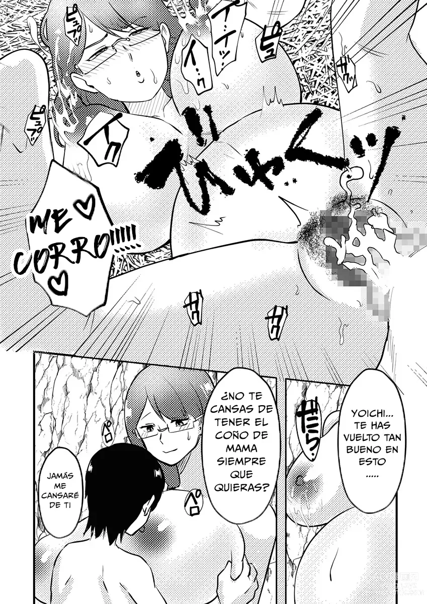 Page 32 of doujinshi Mama to Musuko ga Mujintou de Love Love Sex suru Hanashi
