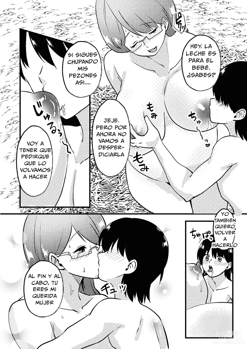 Page 33 of doujinshi Mama to Musuko ga Mujintou de Love Love Sex suru Hanashi