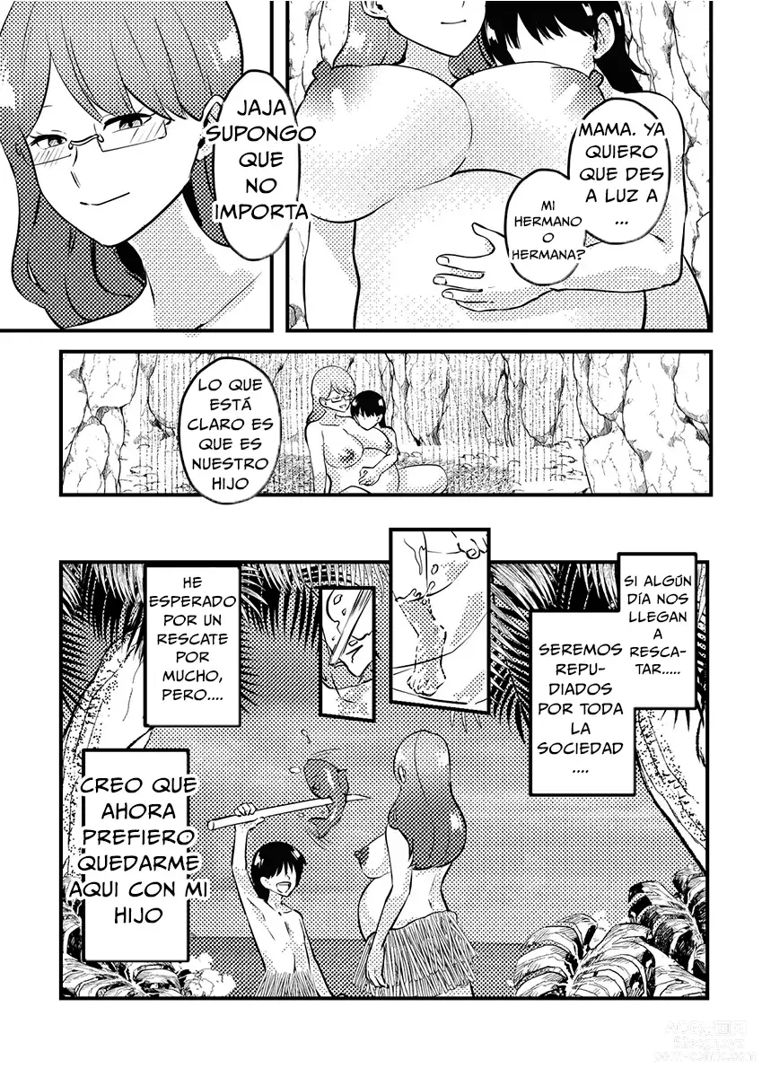 Page 34 of doujinshi Mama to Musuko ga Mujintou de Love Love Sex suru Hanashi