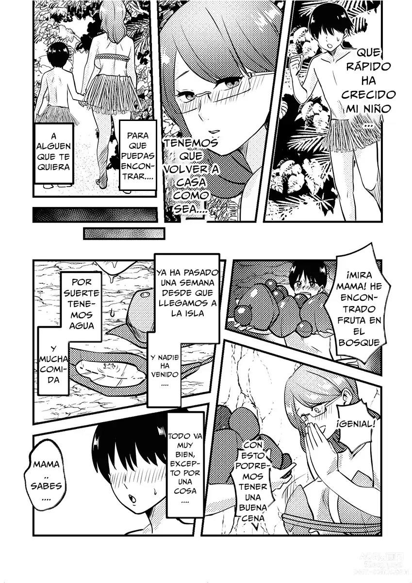 Page 9 of doujinshi Mama to Musuko ga Mujintou de Love Love Sex suru Hanashi