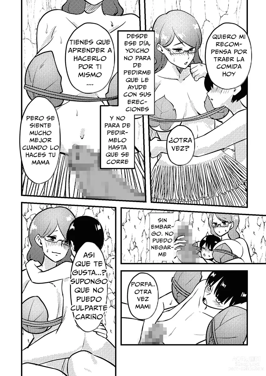 Page 10 of doujinshi Mama to Musuko ga Mujintou de Love Love Sex suru Hanashi