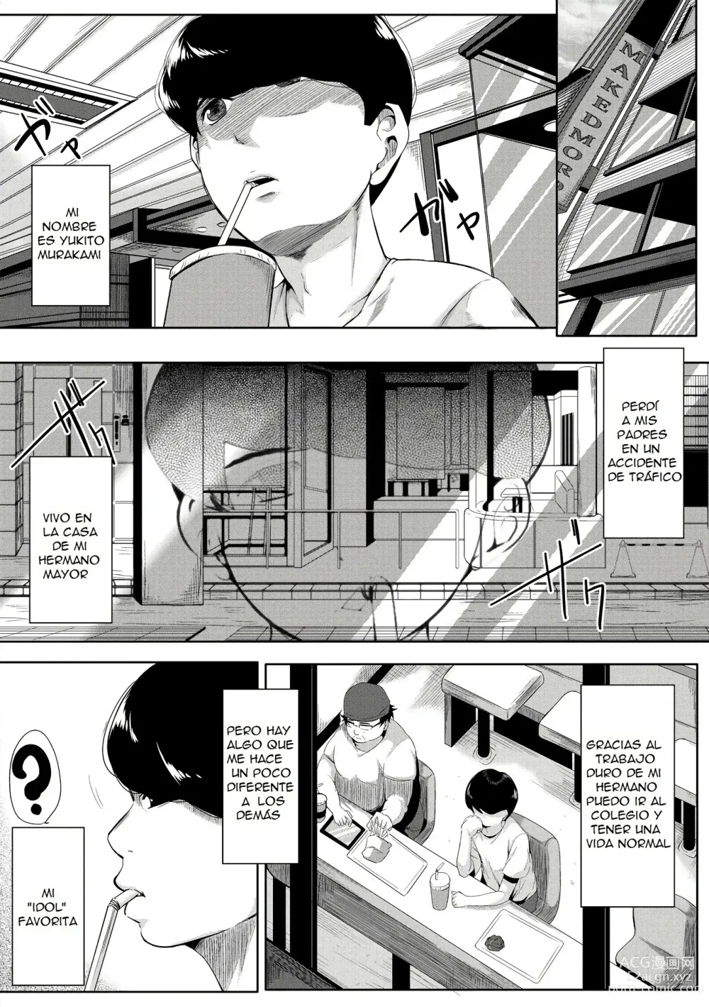 Page 4 of manga Akogare no Oppai wa Ane no Aji
