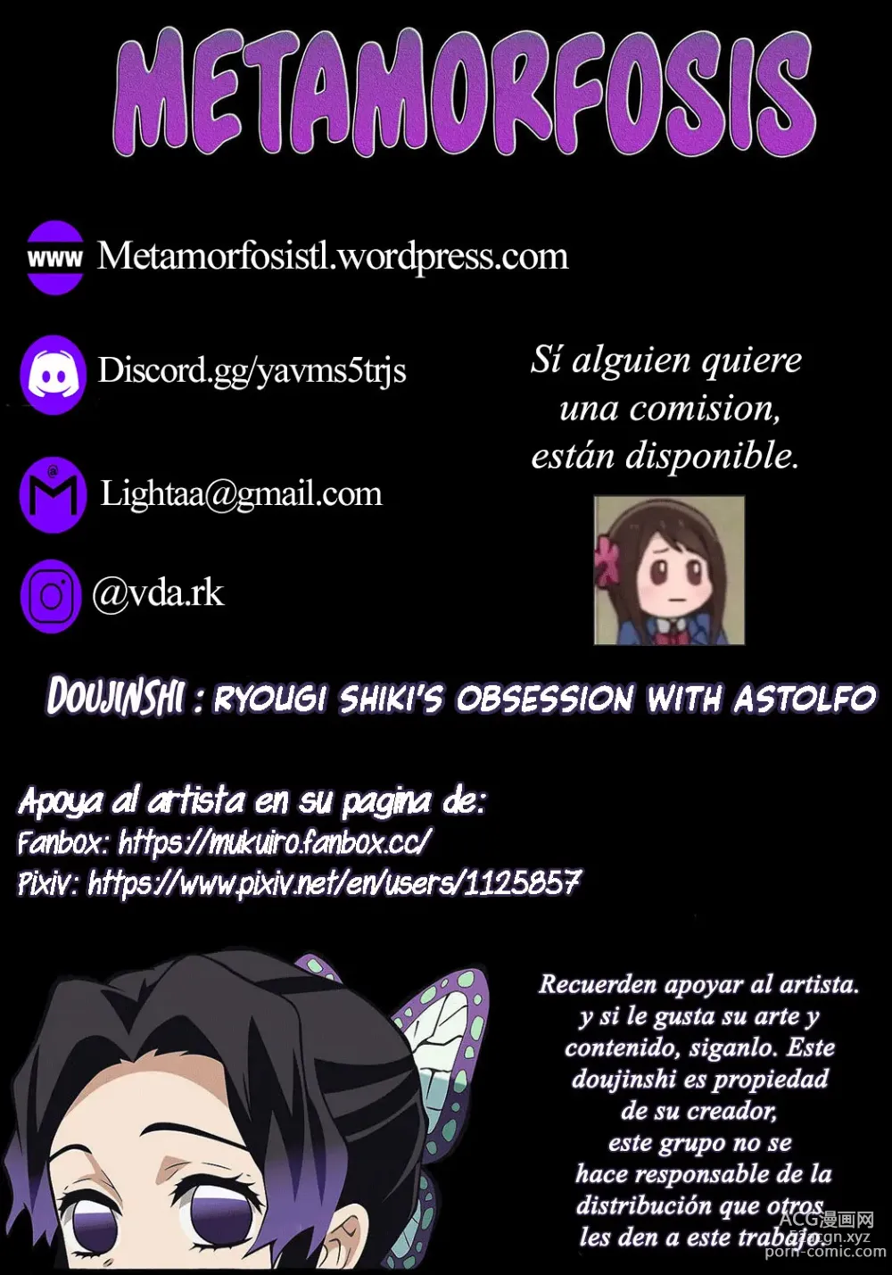 Page 5 of doujinshi La obsesión de Ryougi Shiki con Astolfo