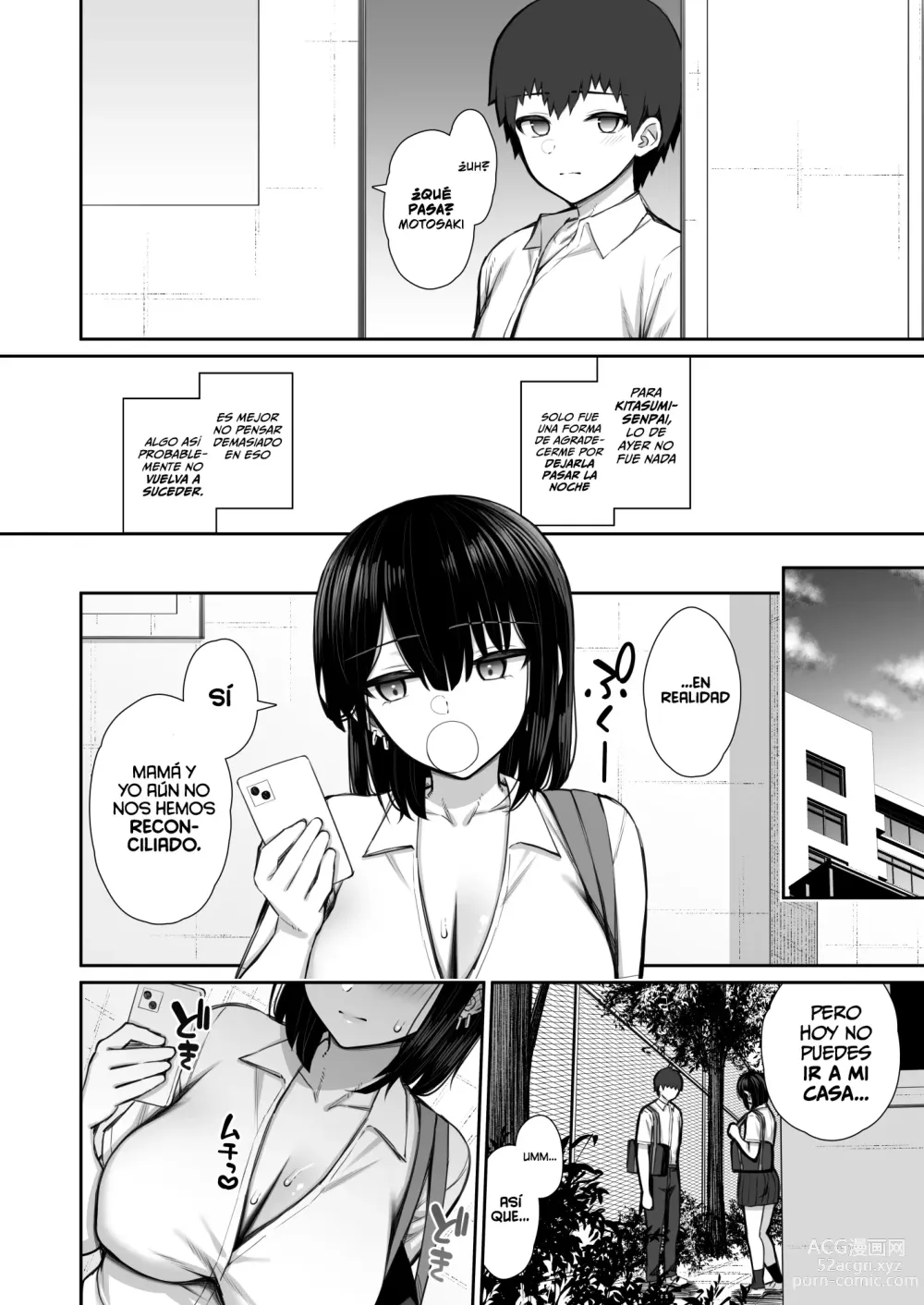 Page 38 of doujinshi Mi Gyaru Senpai Fugitiva me Deja Follarla con Demasiada Facilidad