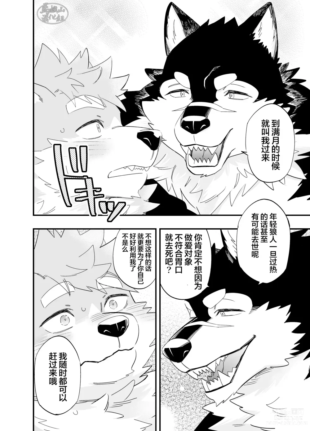 Page 15 of doujinshi Karisome Ookami