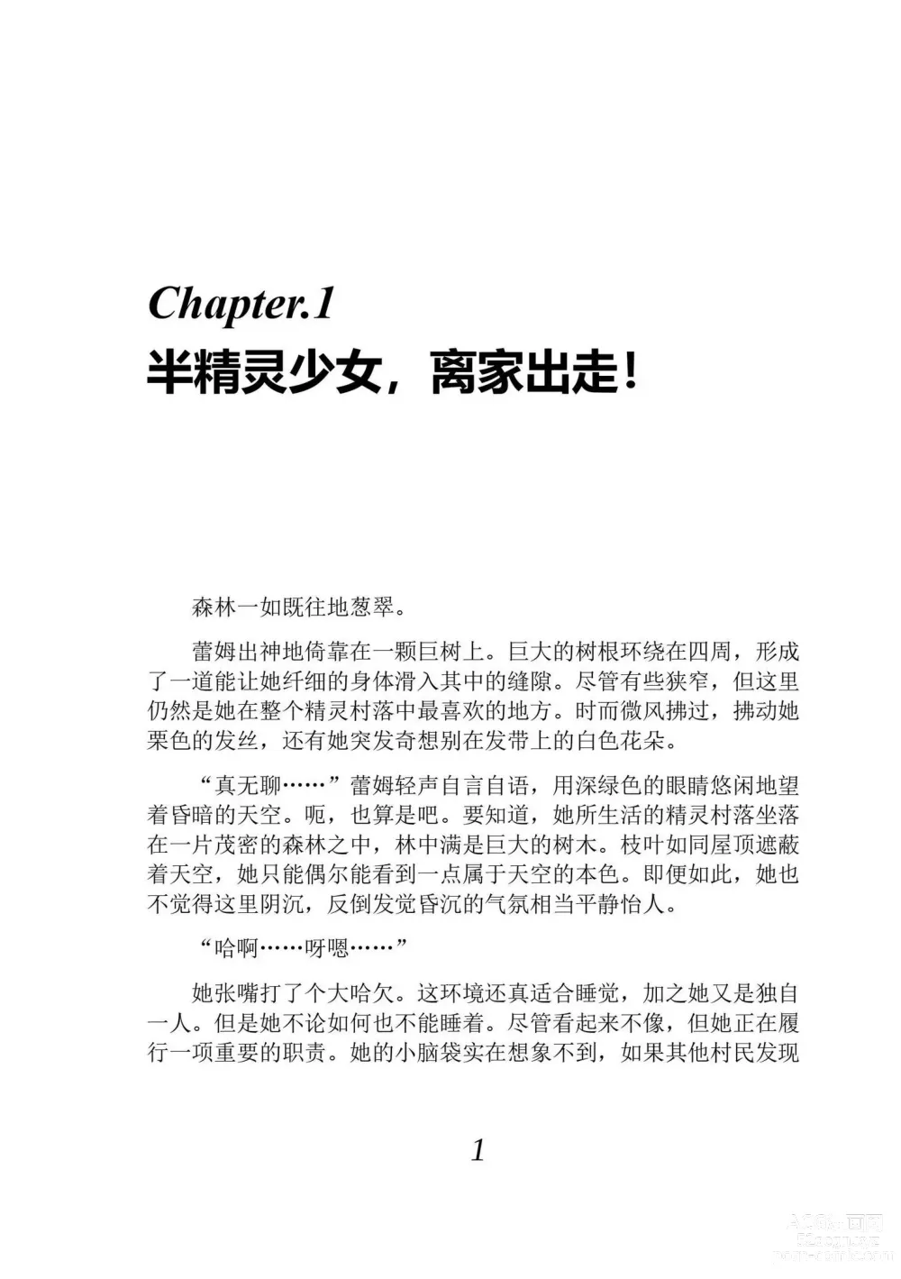 Page 13 of doujinshi 百合精灵与被诅咒的公主