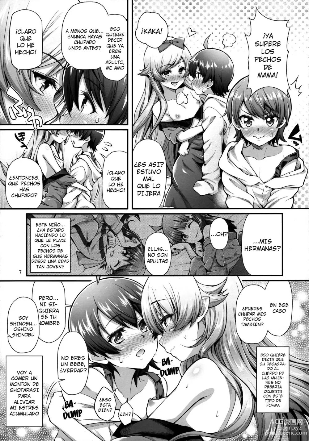 Page 6 of doujinshi Pachimonogatari Part 13: Shinobu Mistake