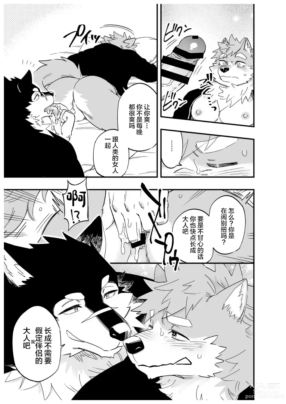 Page 10 of doujinshi Karisome Ookami
