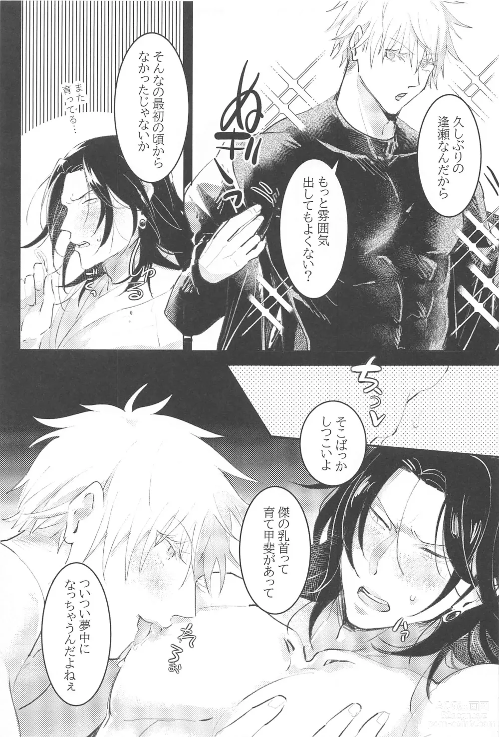 Page 22 of doujinshi Hajimete wa Ore no Mono