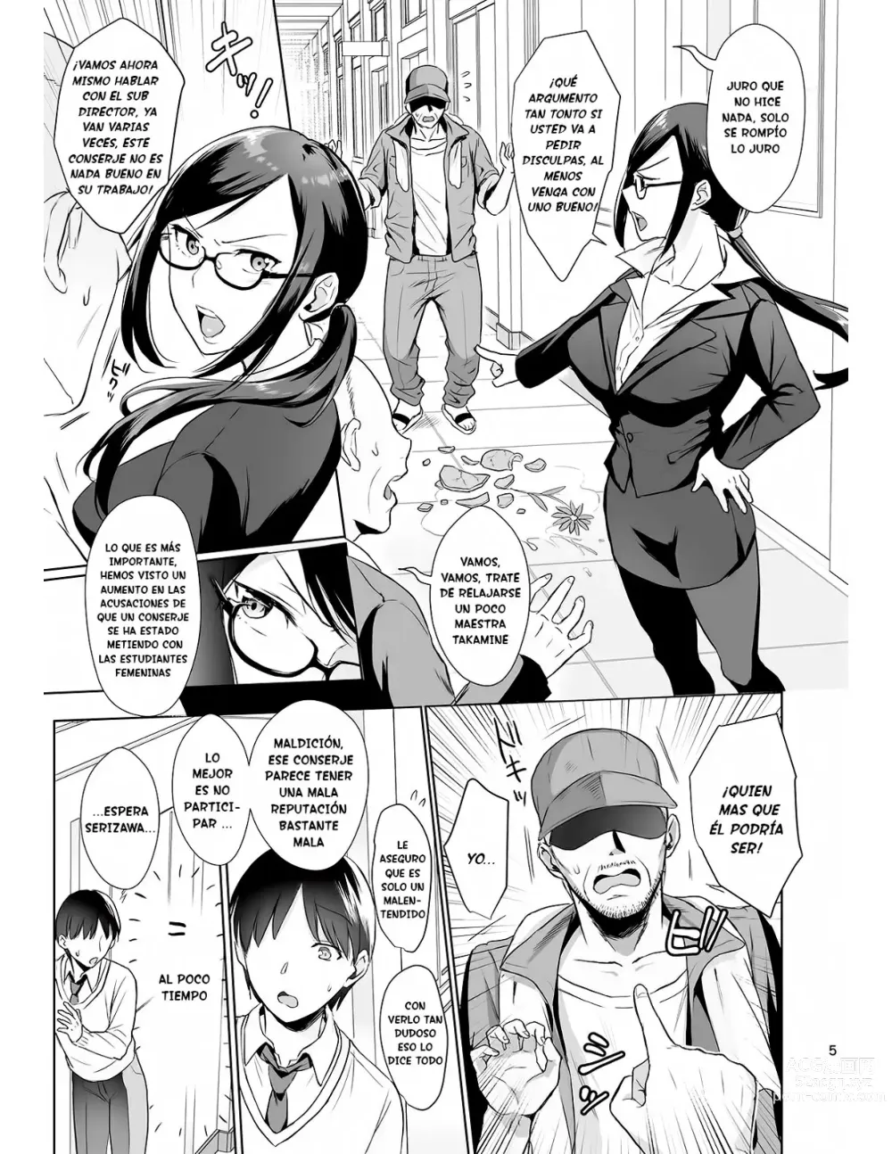 Page 4 of doujinshi Toshoshitsu no Kanojo ~Seiso na Kimi ga Ochiru made 1 -6