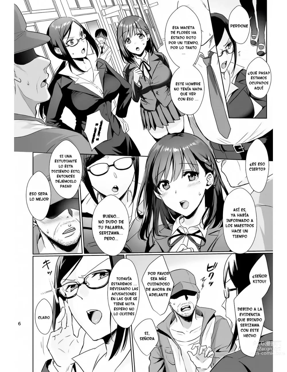 Page 5 of doujinshi Toshoshitsu no Kanojo ~Seiso na Kimi ga Ochiru made 1 -6