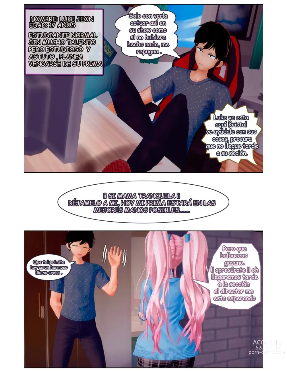 Page 3 of doujinshi Chantaje Sexual a mi prima la Idol #1 y 2