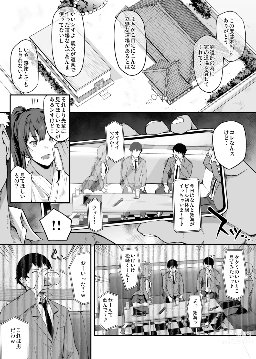 Page 15 of doujinshi Kendoubu Shushou de Osananajimi no Bijin de Tsuyoi Boku no Kanojo ga, Charao ni Assari Otosareru Wake ga Nai