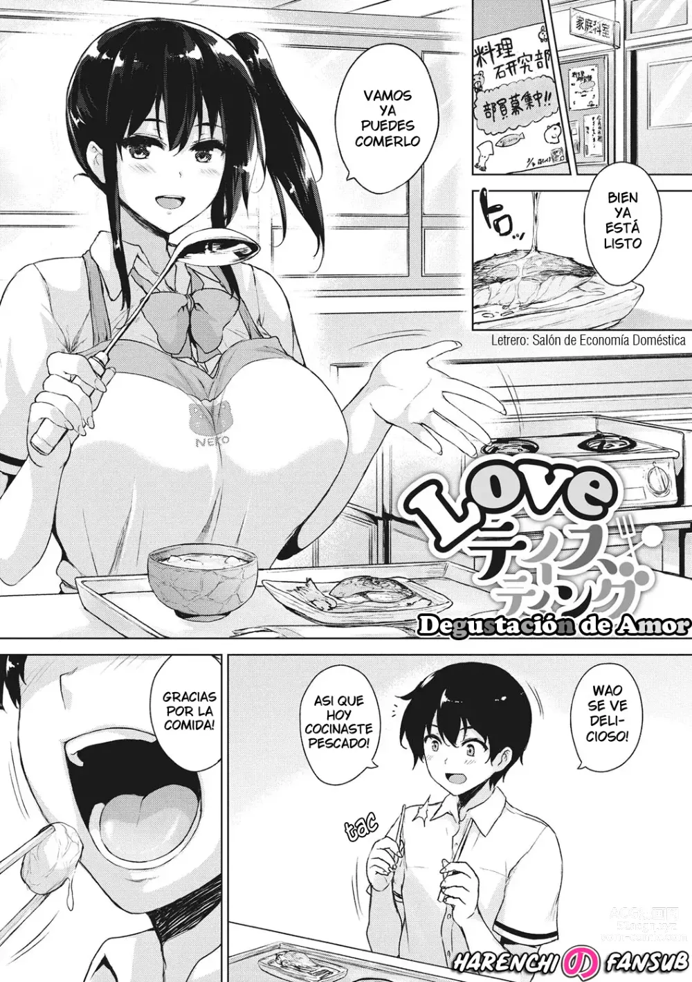 Page 1 of manga Love Tasting