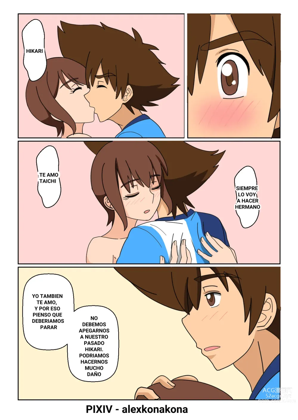 Page 23 of doujinshi HIKARI LIGTH OF COURAGE spanish