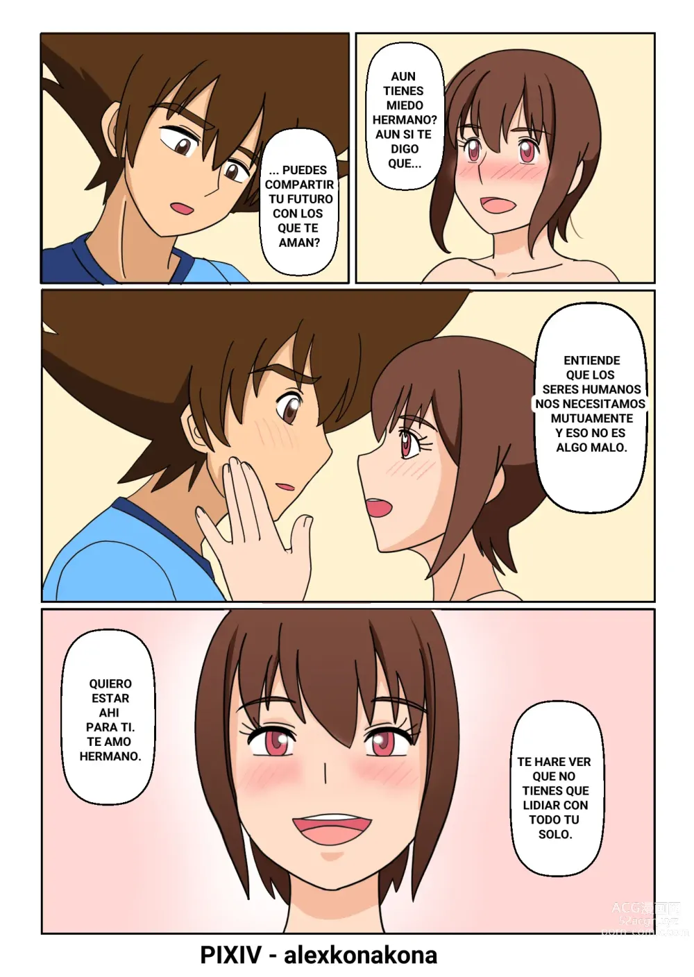 Page 24 of doujinshi HIKARI LIGTH OF COURAGE spanish