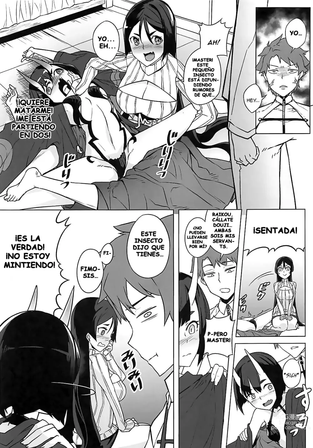 Page 5 of doujinshi Loli Raikou to Onee Shuten