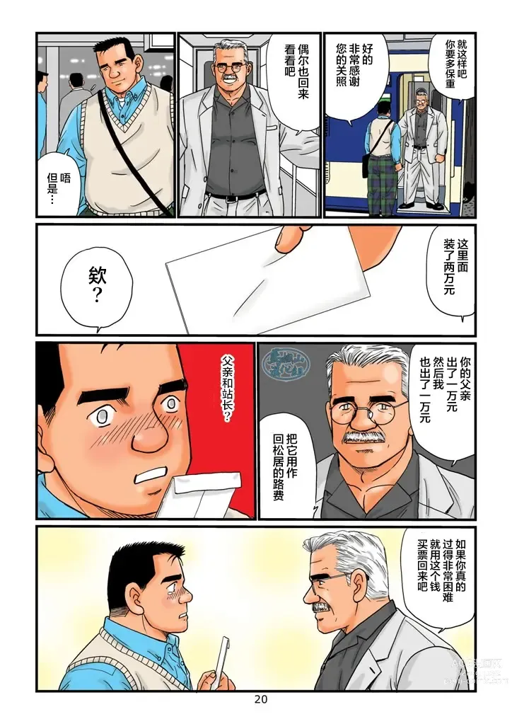 Page 20 of manga 菅嶋さとる「鉄道員の浪漫」第二回_駅長さんとの夜