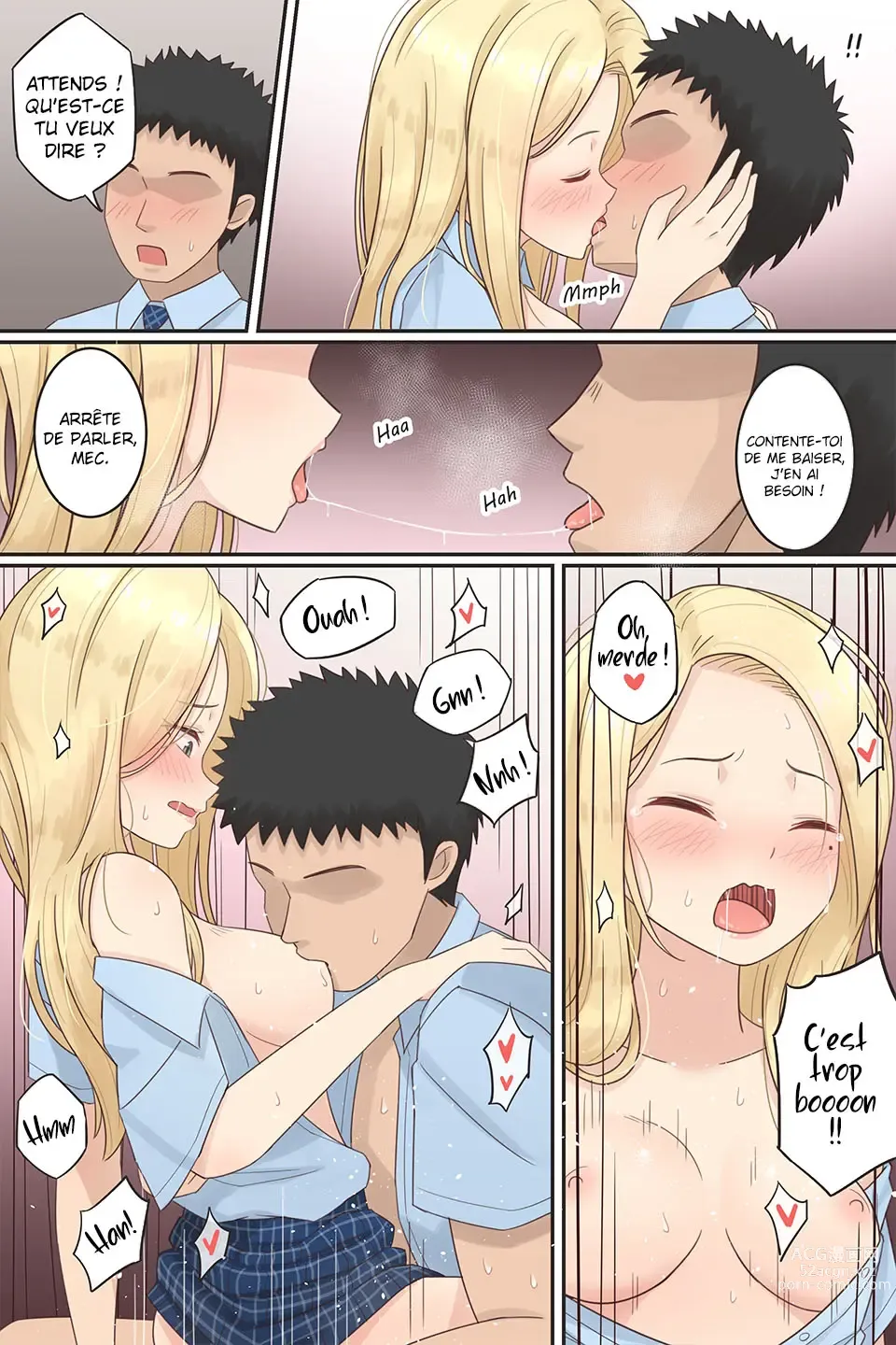 Page 6 of doujinshi Quand mon ami pervers est devenue une fille.