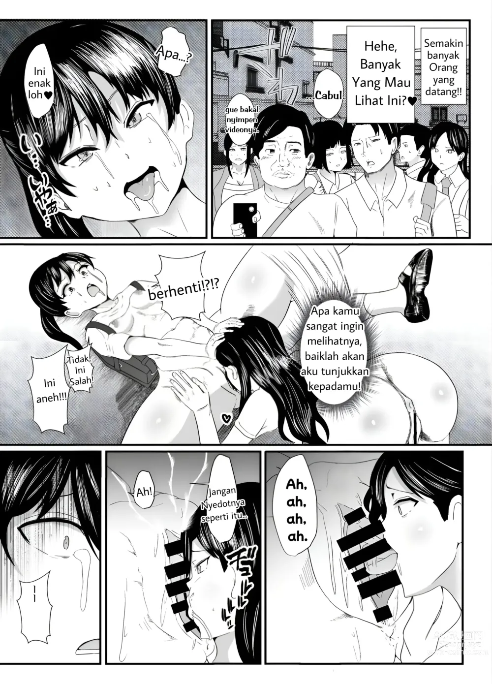 Page 13 of doujinshi Yuurei Ni Nottorare Osoto De Ikenai Koto O Hajimeta Okaa-San