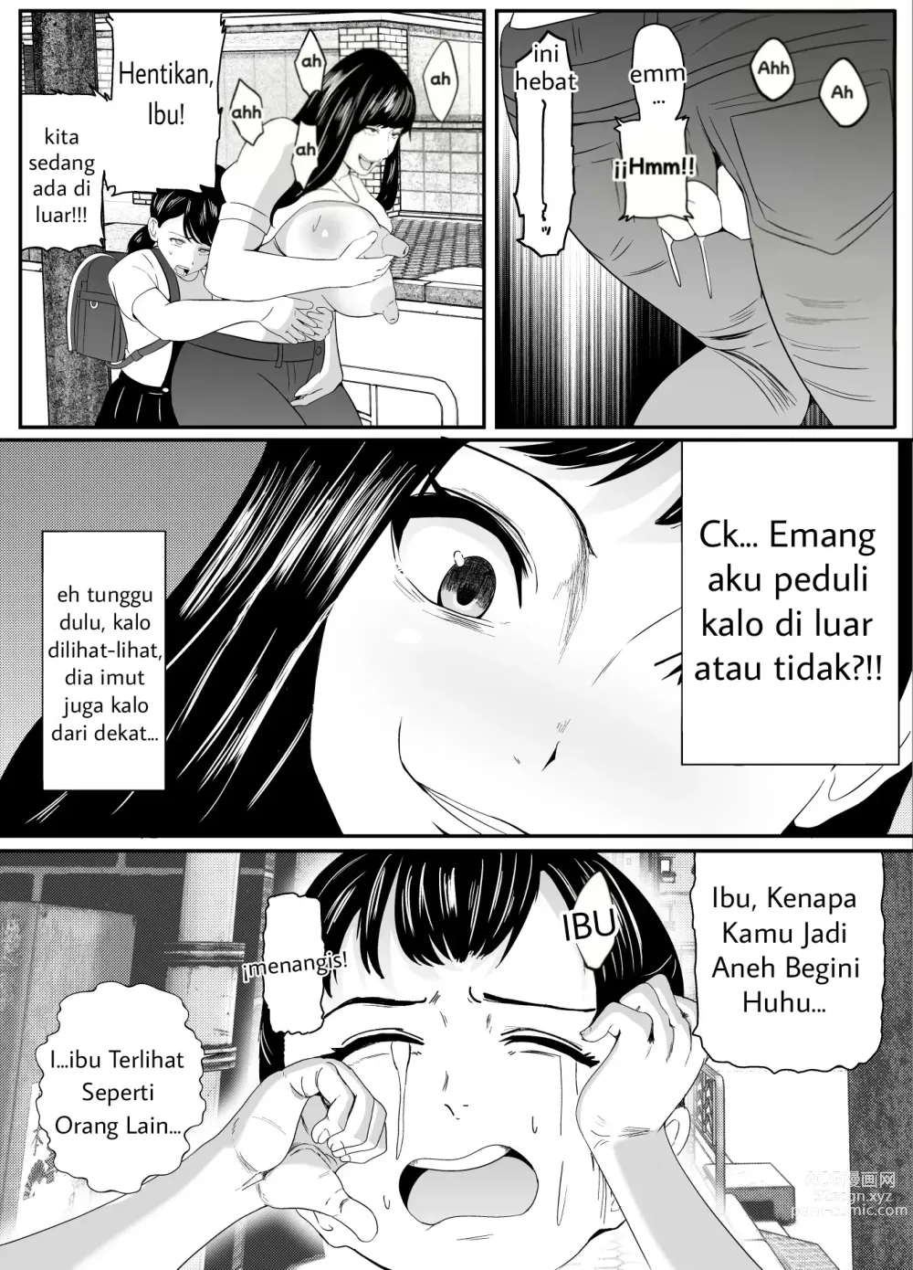 Page 6 of doujinshi Yuurei Ni Nottorare Osoto De Ikenai Koto O Hajimeta Okaa-San