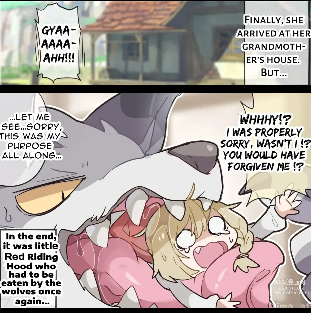 Page 7 of doujinshi The Wolf VORE Little Red Riding Hood