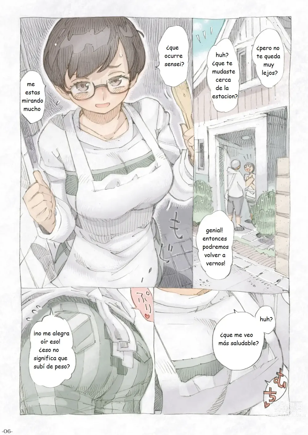 Page 6 of doujinshi Genkan Aketara 2-fun de Oku-san Making Her My Wife 2 Minutes After She Opened The Door To Me