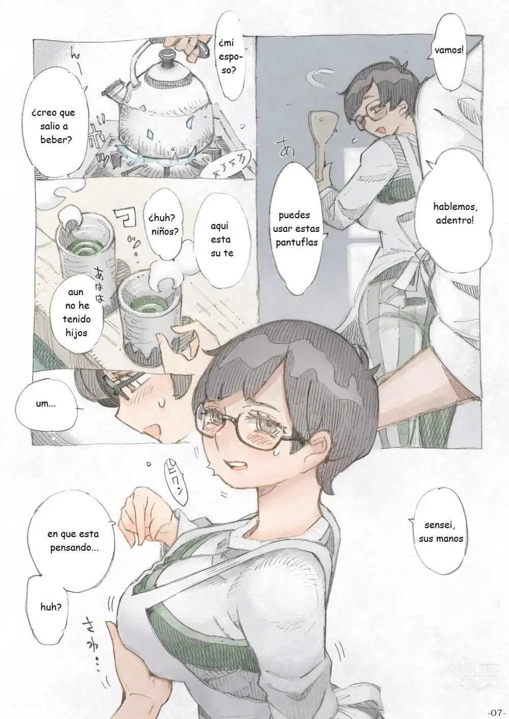 Page 7 of doujinshi Genkan Aketara 2-fun de Oku-san Making Her My Wife 2 Minutes After She Opened The Door To Me