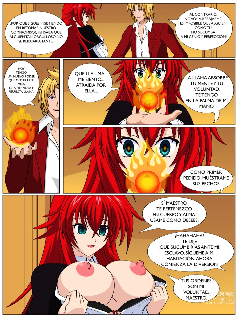 Page 1 of doujinshi DxD Comission for Masta (Highschool DxD) En Español