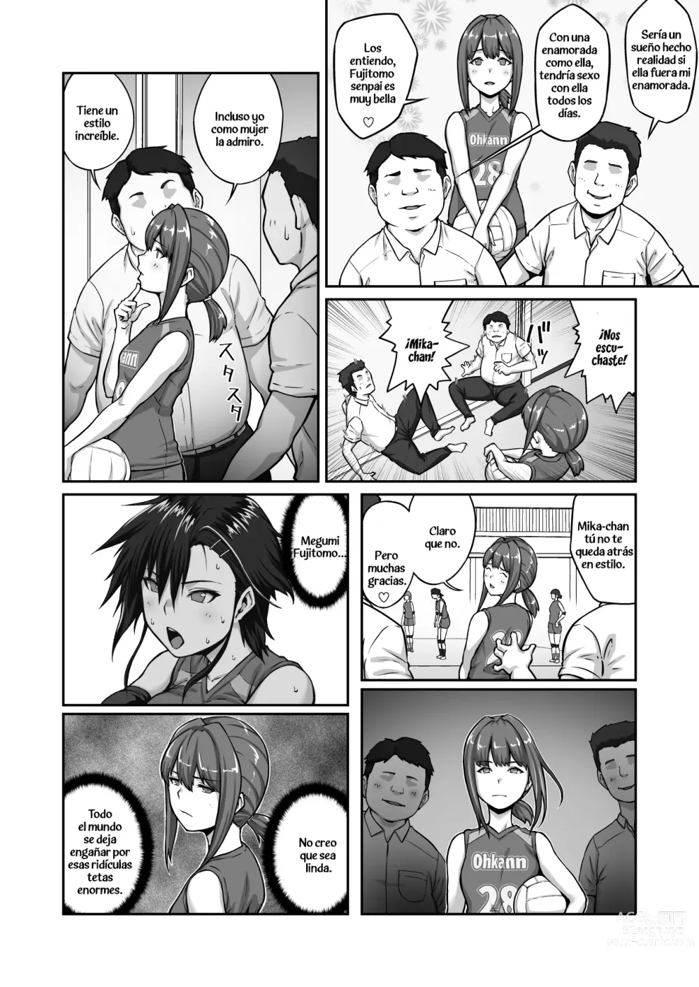 Page 8 of doujinshi Nakadashi Oji-san ni Nerawareta Mesu wa Nigeru Koto ga Dekinai ~Fujitomo Megumi Hen Vol. 1~