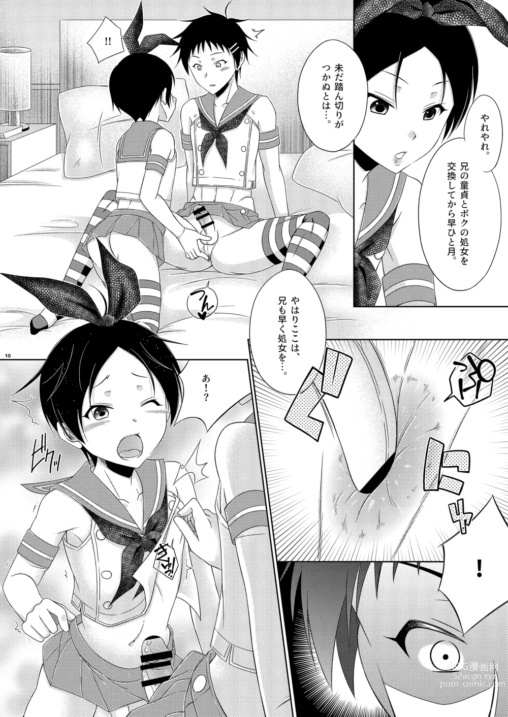Page 10 of doujinshi Aru Shimakaze-kun Kyodai no Kinkyo