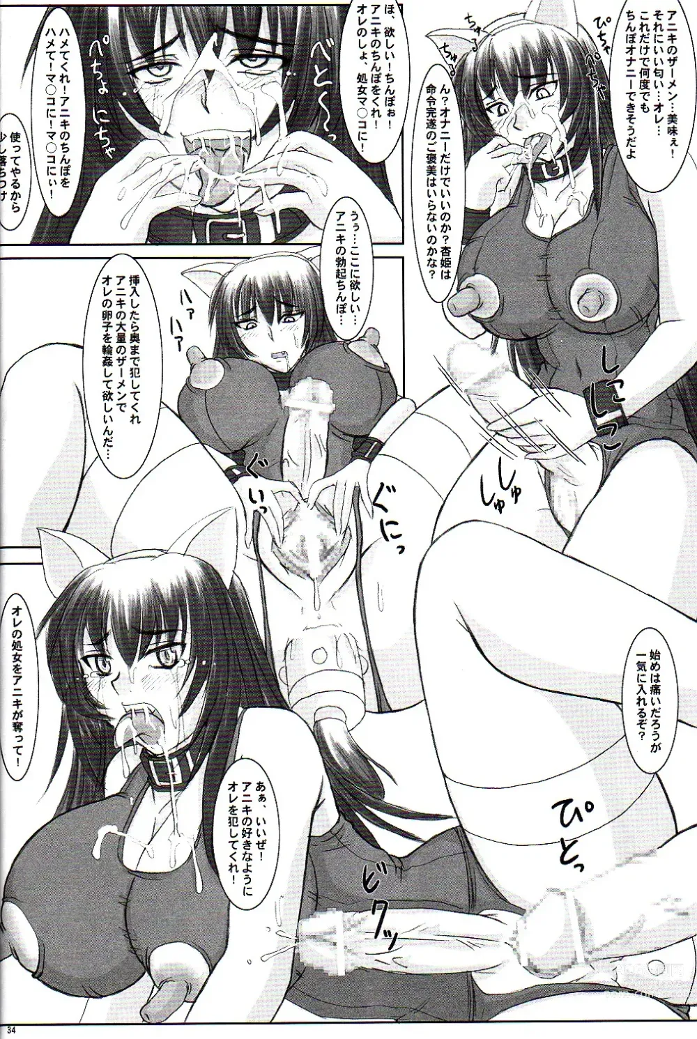 Page 34 of doujinshi Tatakae! Kyouhime-sama!!