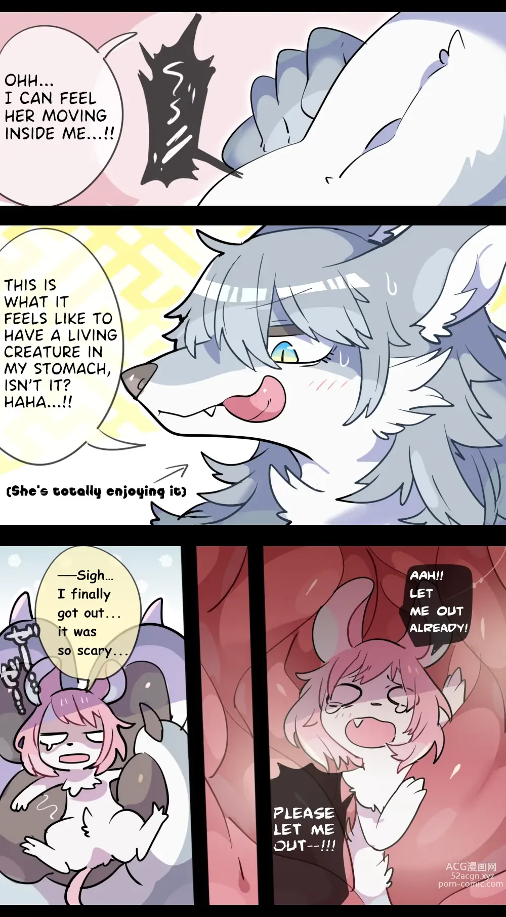 Page 7 of doujinshi Giant Wolf Girl VORE & GTS