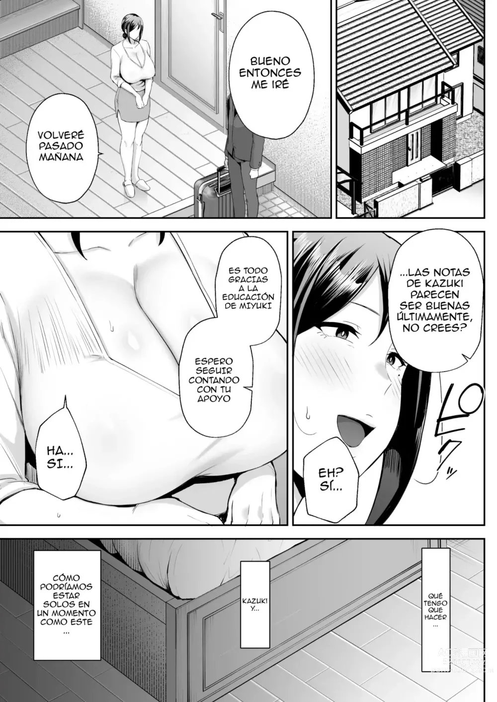 Page 24 of doujinshi Ichiban midjikade ero i mesu Miyuki 〜 hahadakedo, shiko saru musuko ni komattemasu