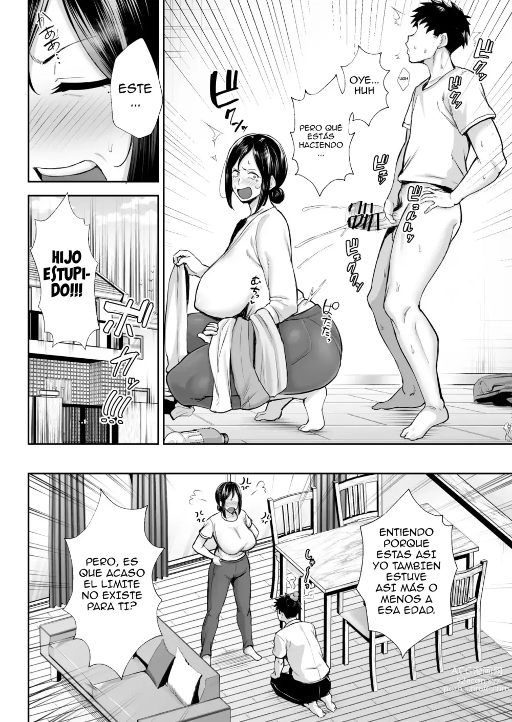 Page 5 of doujinshi Ichiban midjikade ero i mesu Miyuki 〜 hahadakedo, shiko saru musuko ni komattemasu