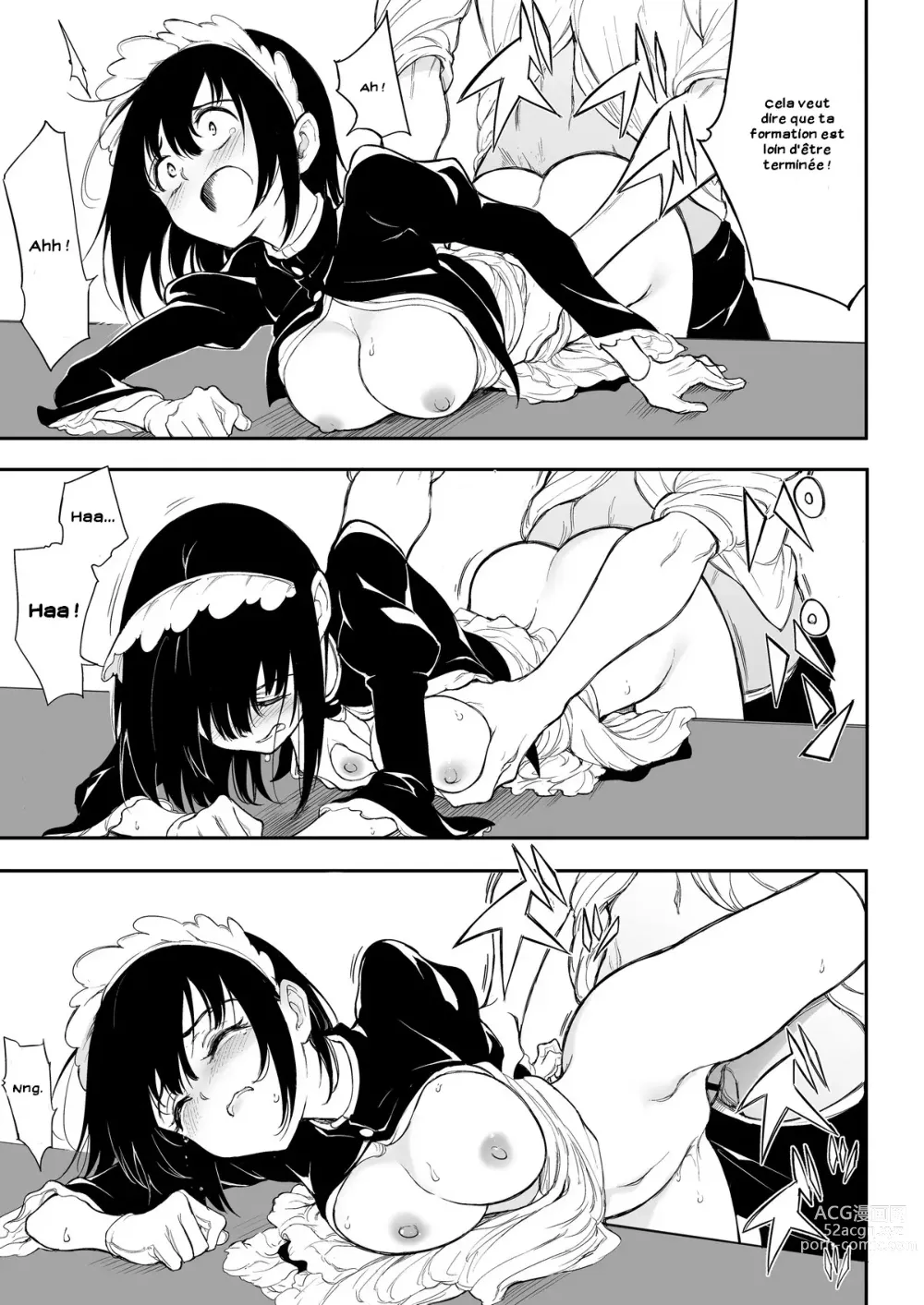 Page 19 of doujinshi Maid Kyouiku. 3 -Botsuraku Kizoku Rurikawa Tsubaki-