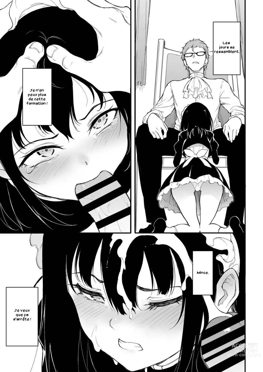 Page 9 of doujinshi Maid Kyouiku. 3 -Botsuraku Kizoku Rurikawa Tsubaki-