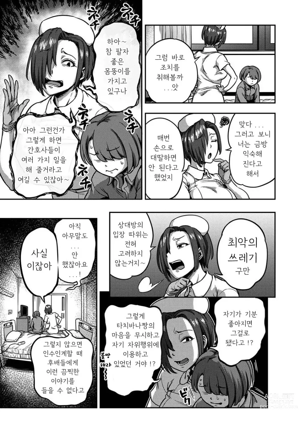 Page 14 of manga 착정병동 ~성격 최악인 간호사 밖에 없는 병원에서의 사정관리 생활~ 제6장 전편