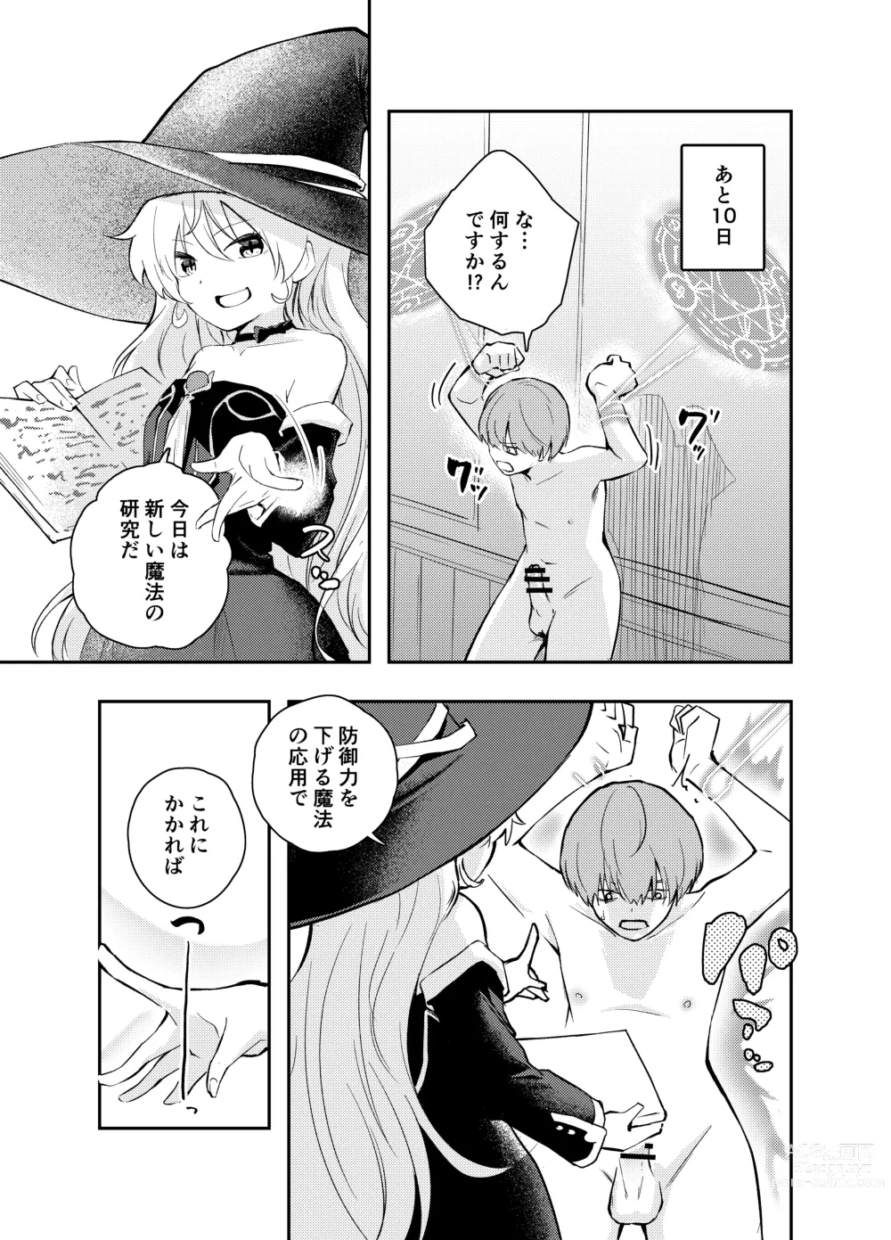 Page 16 of doujinshi Wagamama  Majo to  Shasei Kinshi Seikatsu