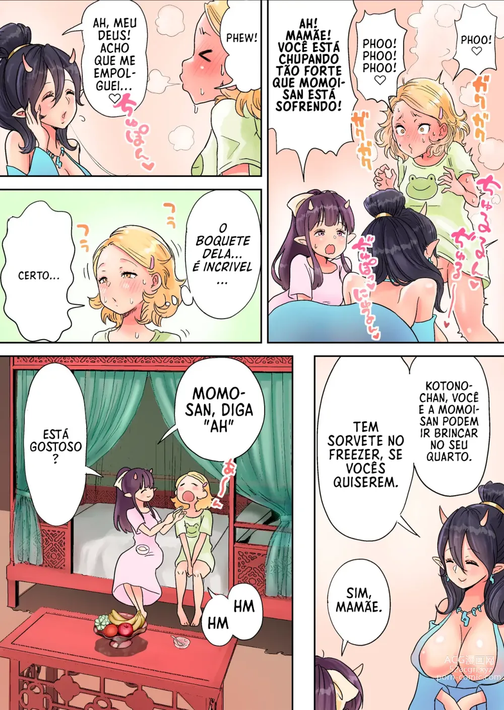 Page 7 of doujinshi Futanari x Oni Mother and Daughter