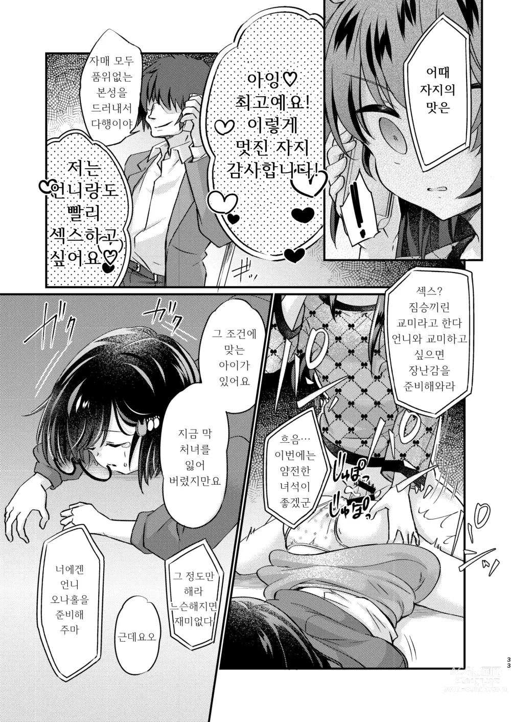 Page 34 of doujinshi 츤데레 여동생 창녀 개조 계획