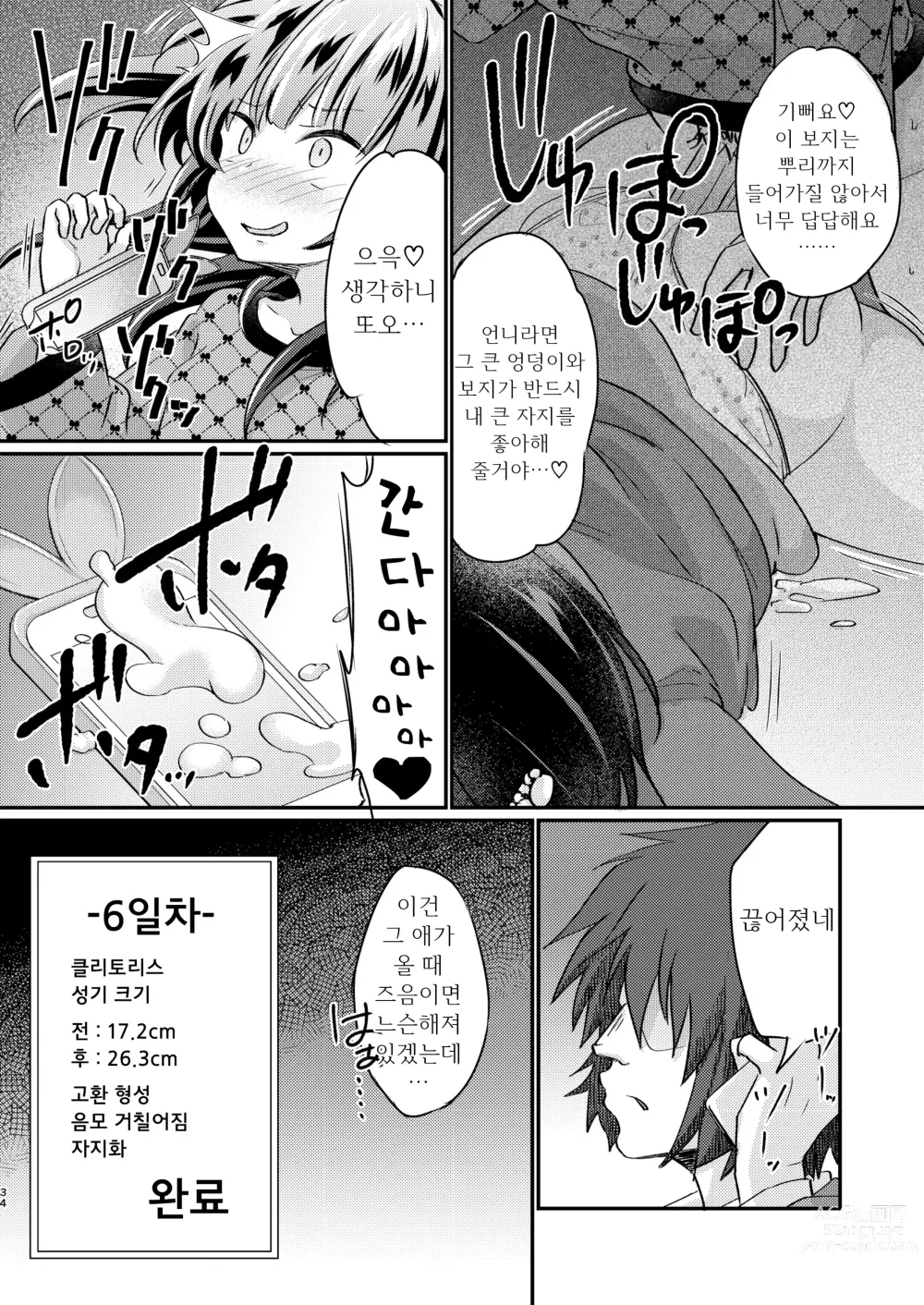 Page 35 of doujinshi 츤데레 여동생 창녀 개조 계획