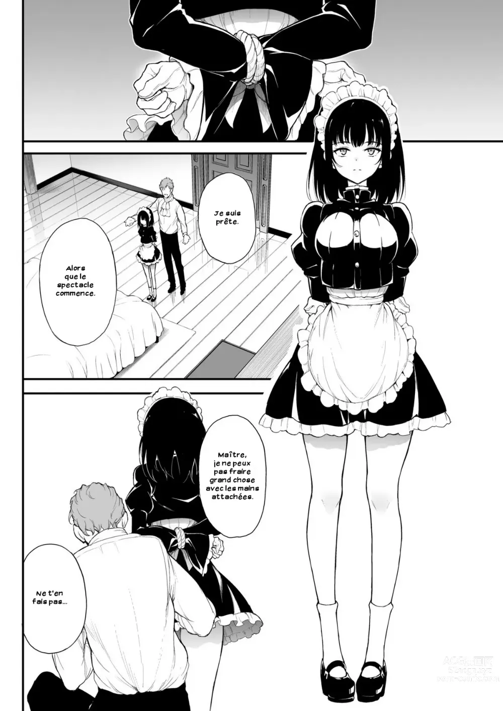 Page 4 of doujinshi Maid Kyouiku. 2 -Botsuraku Kizoku Rurikawa Tsubaki-