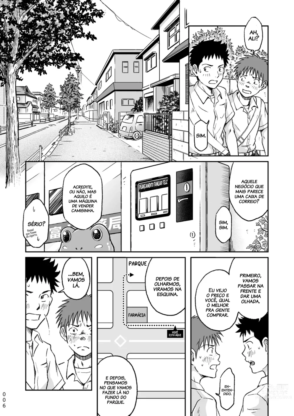 Page 6 of doujinshi Condom o Kai ni Iku.