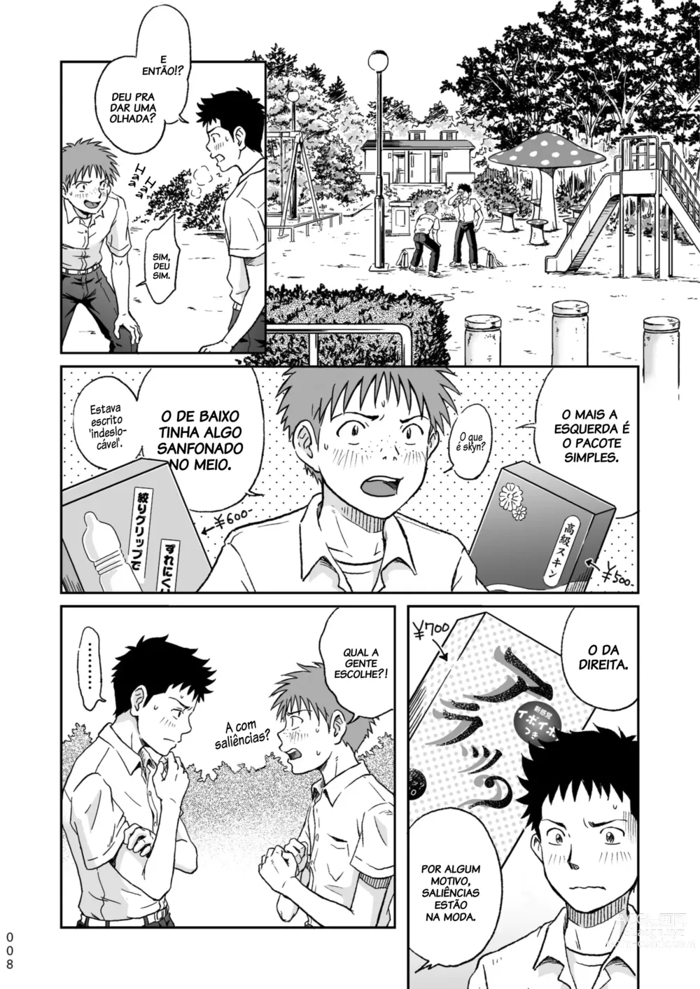 Page 8 of doujinshi Condom o Kai ni Iku.