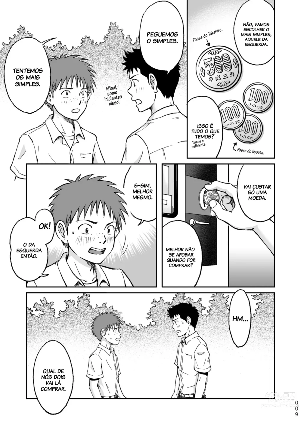 Page 9 of doujinshi Condom o Kai ni Iku.