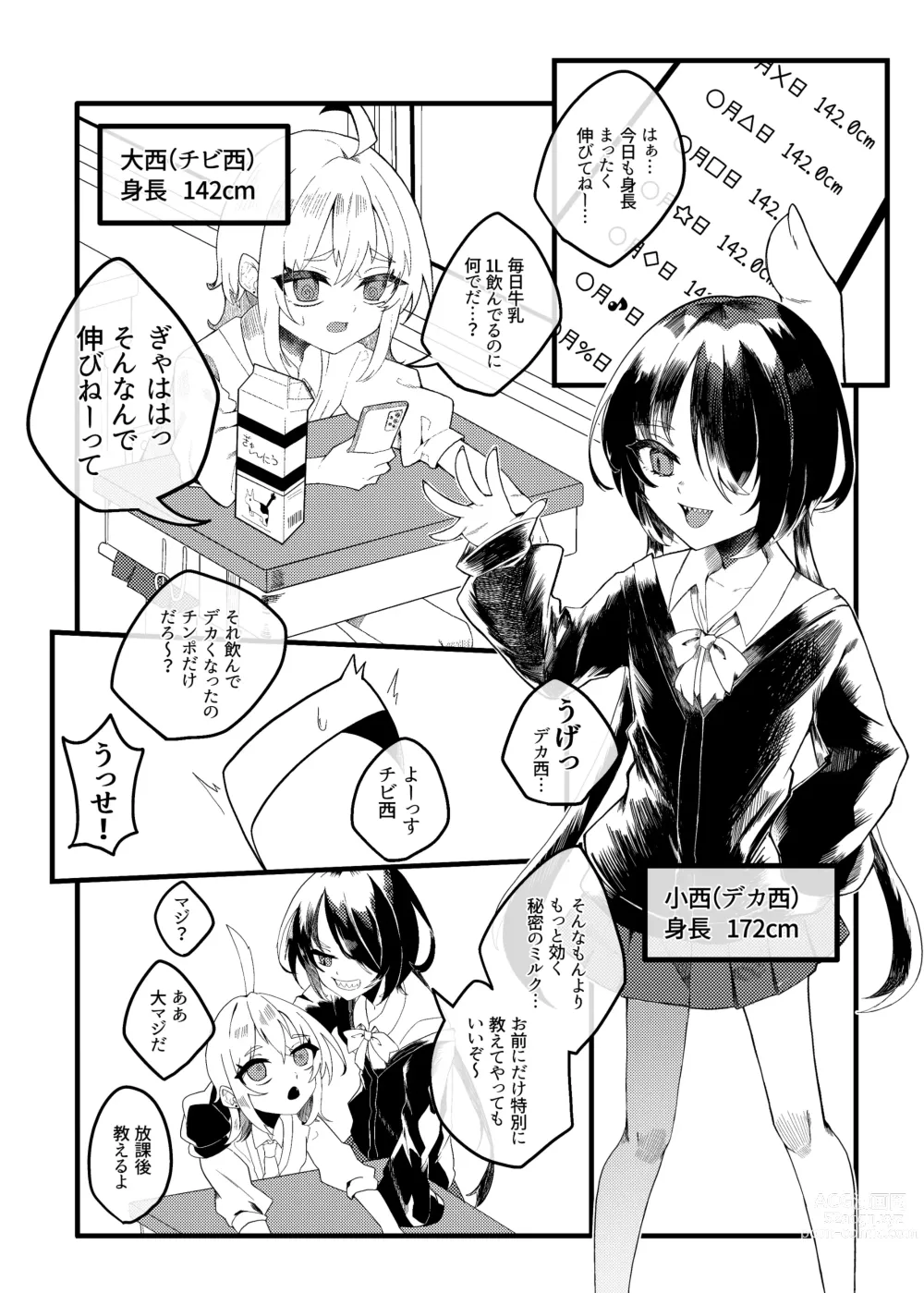 Page 33 of doujinshi Konishi to Onishi