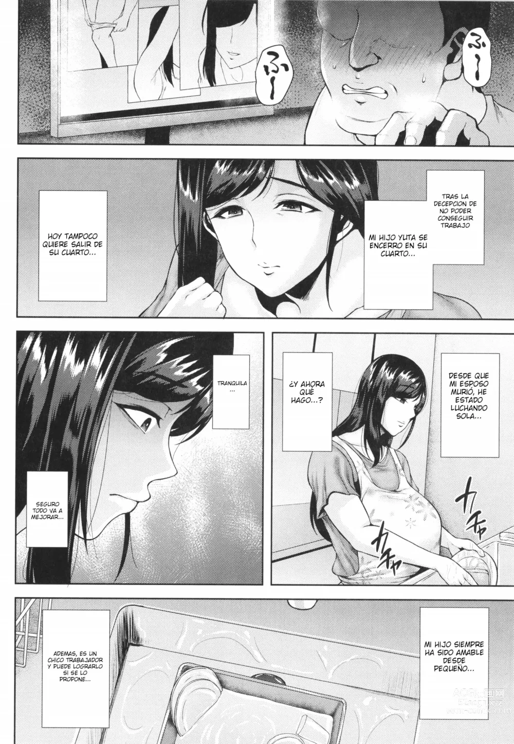 Page 2 of manga Shared Fall: Mother-Son Incest