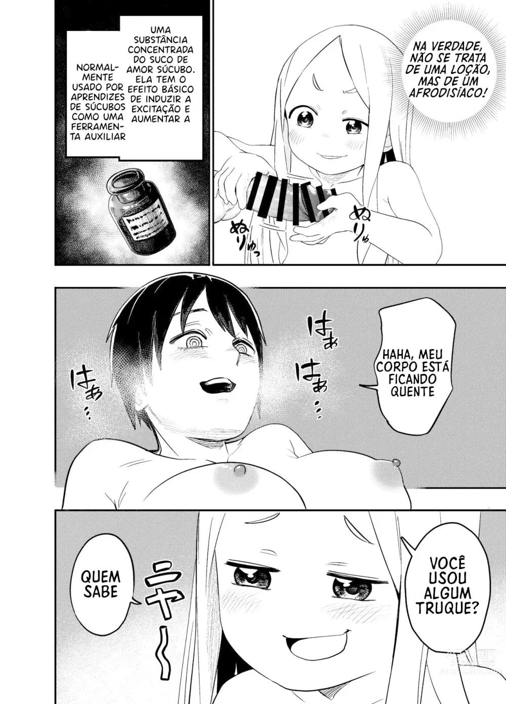 Page 24 of doujinshi Colegial lésbica pervertida provoca a succubus loli